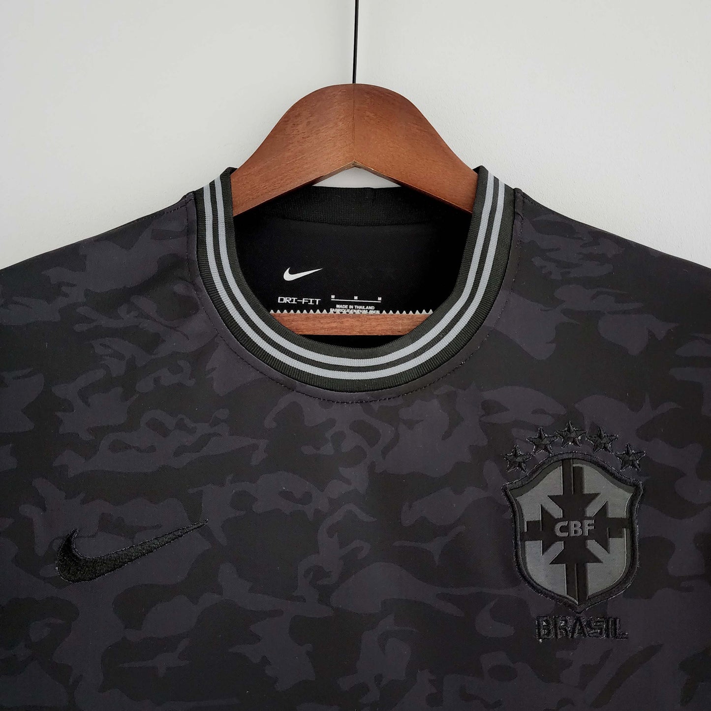 2022 Brazil Special Edition all black Soccer Jersey