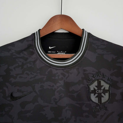 2022 Brazil Special Edition all black Soccer Jersey