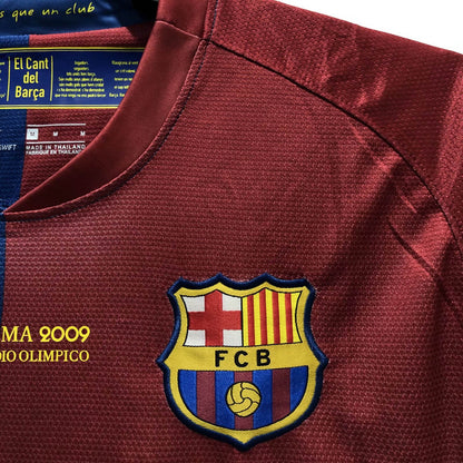 2008/2009 Retro Barcelona Football Shirt Home Champions League