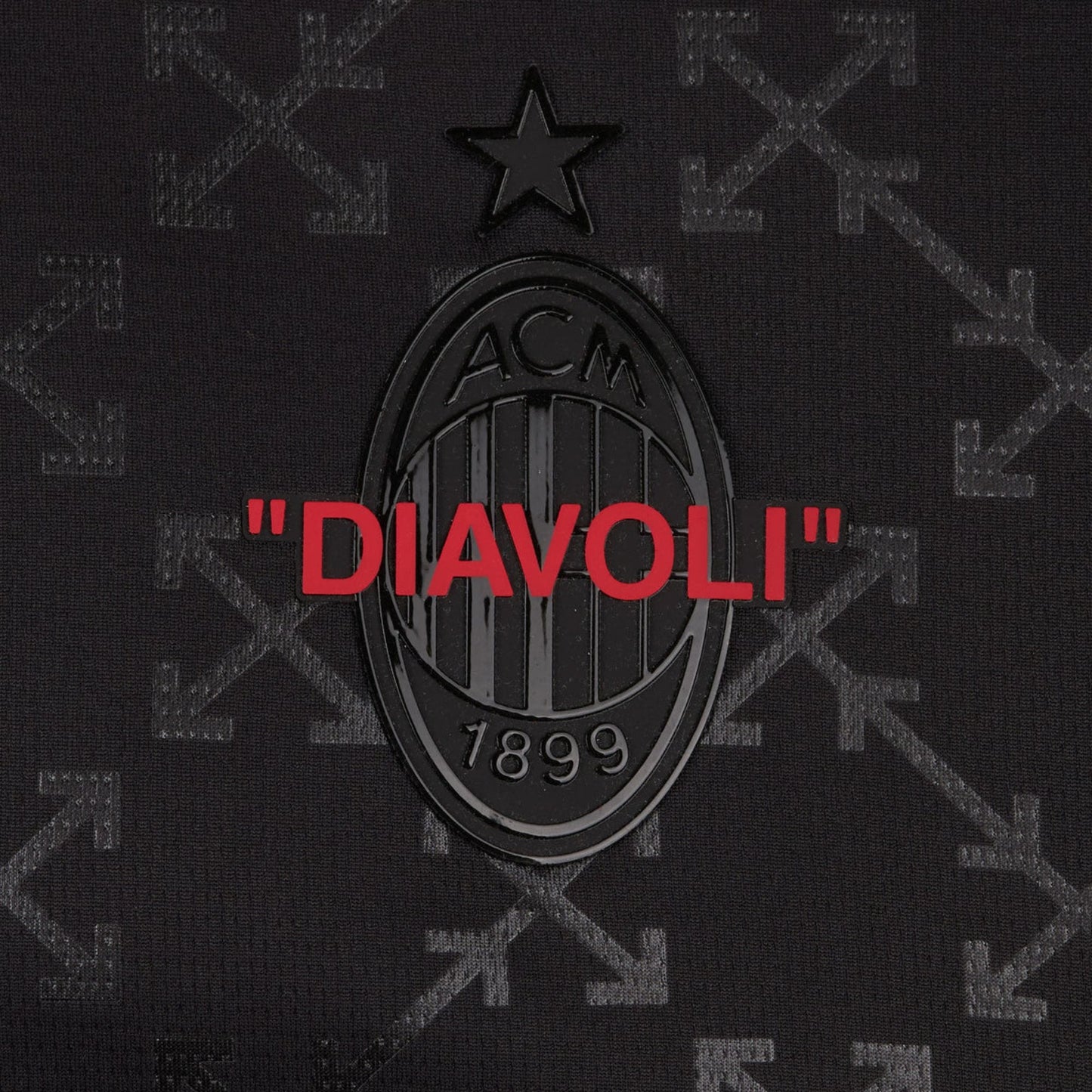 24/25 AC Milan x Off White Black Jersey