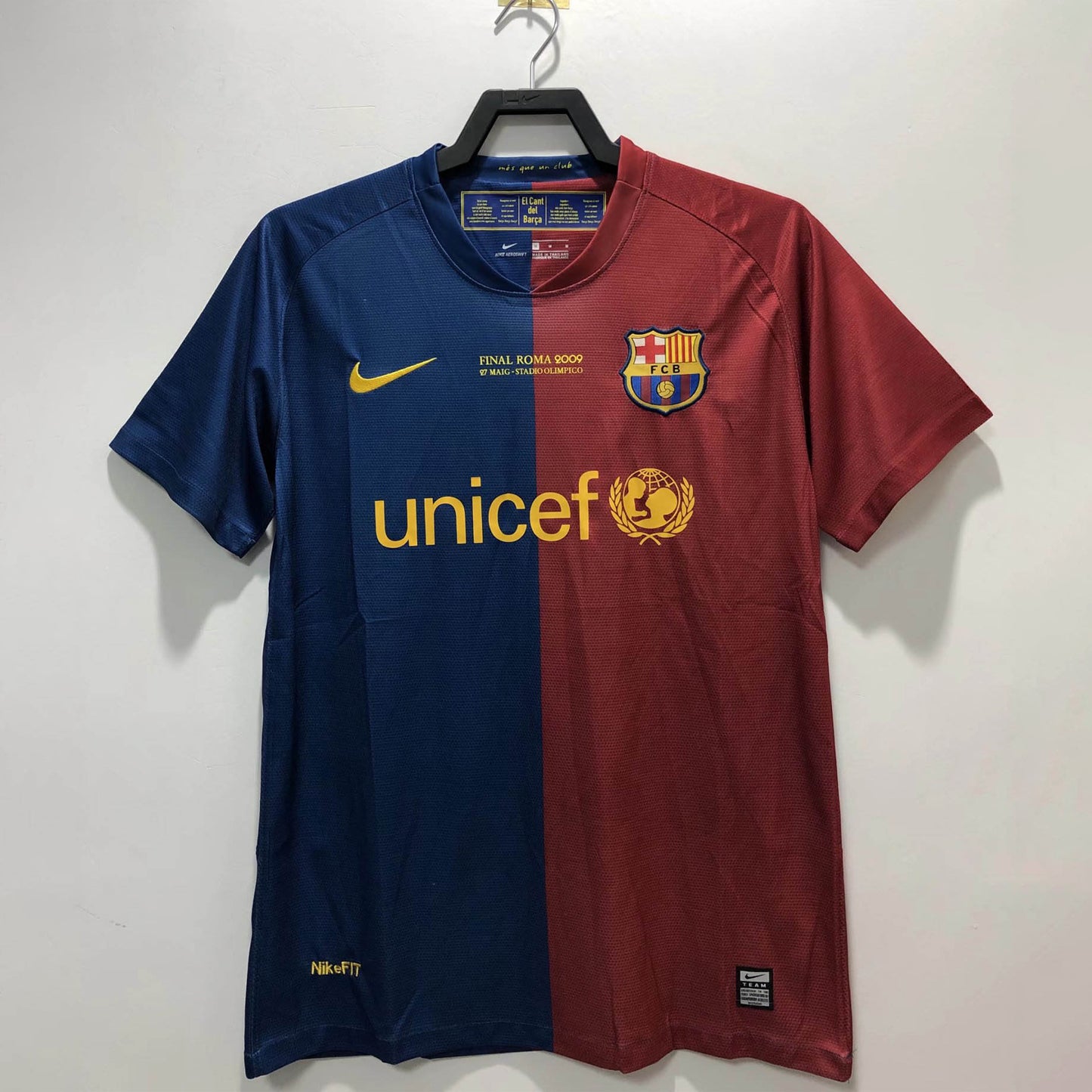 2008/2009 Retro Barcelona Football Shirt Home Champions League
