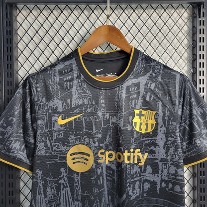 2023/2024 Barcelona Special Edition Black Football Shirt